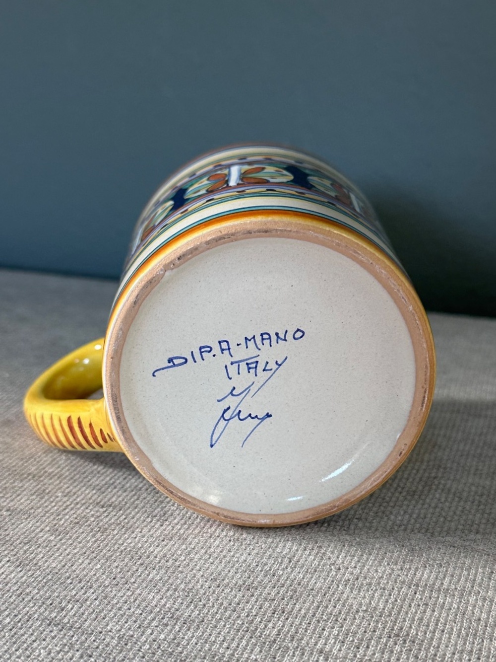 Italian Deruta Ceramic Mug - Picture 7 of 7